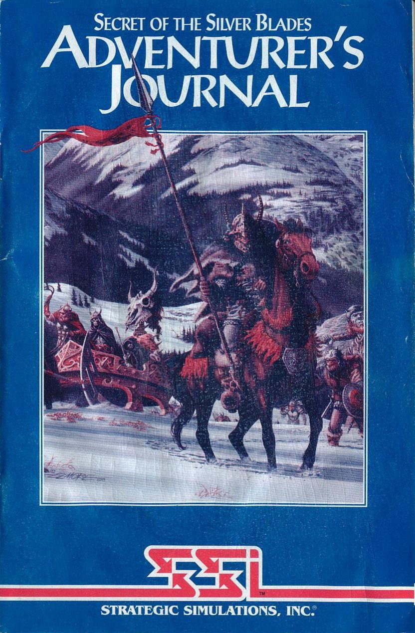 SecretOfTheSilverBlades adventurersJournal