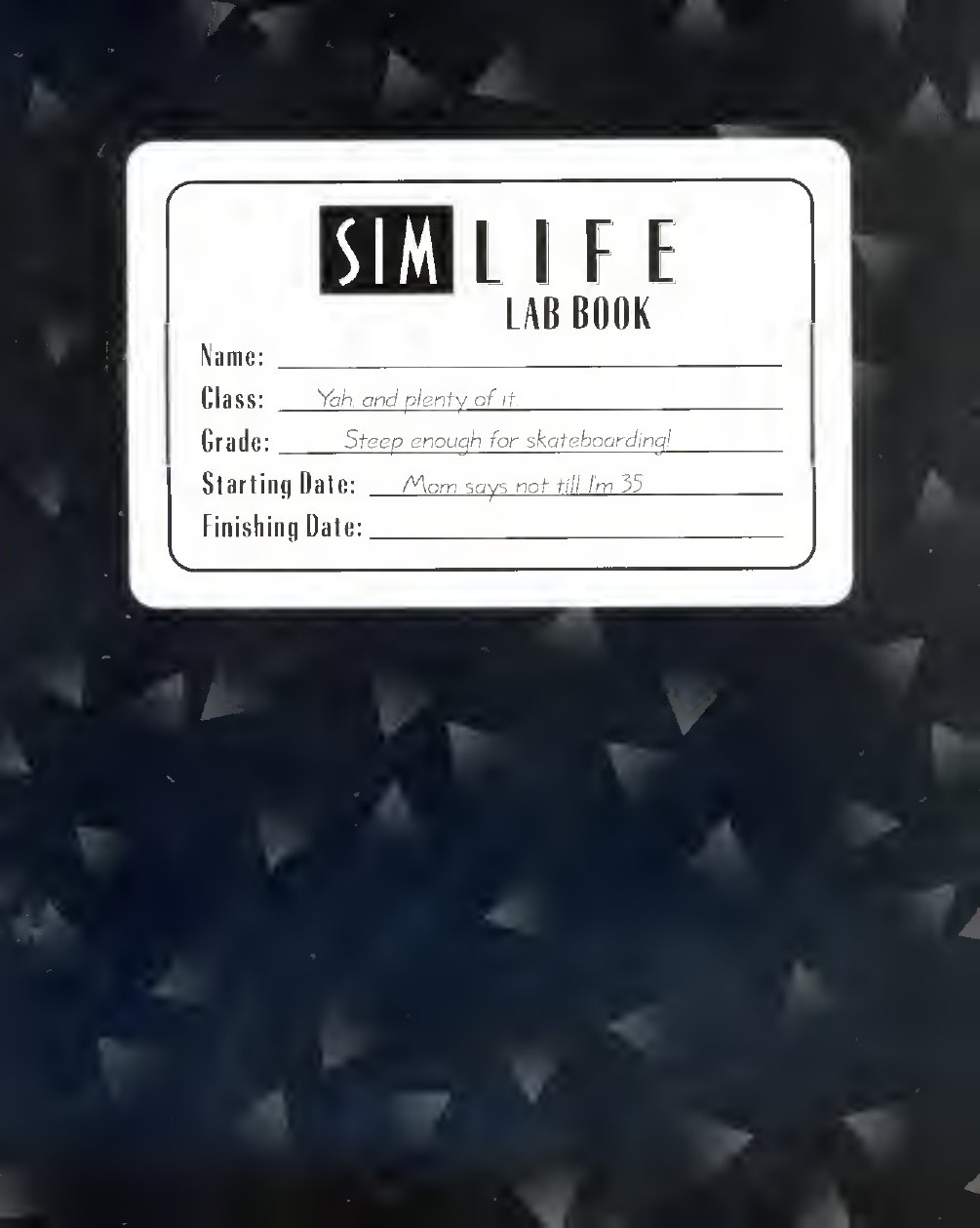 SimLife LabBook