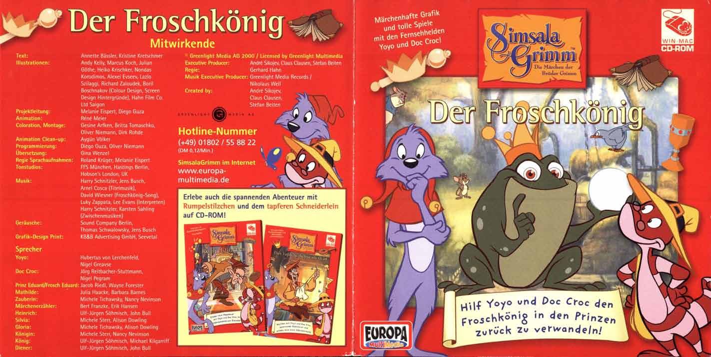 SimsalaGrimmFrogKing Ger