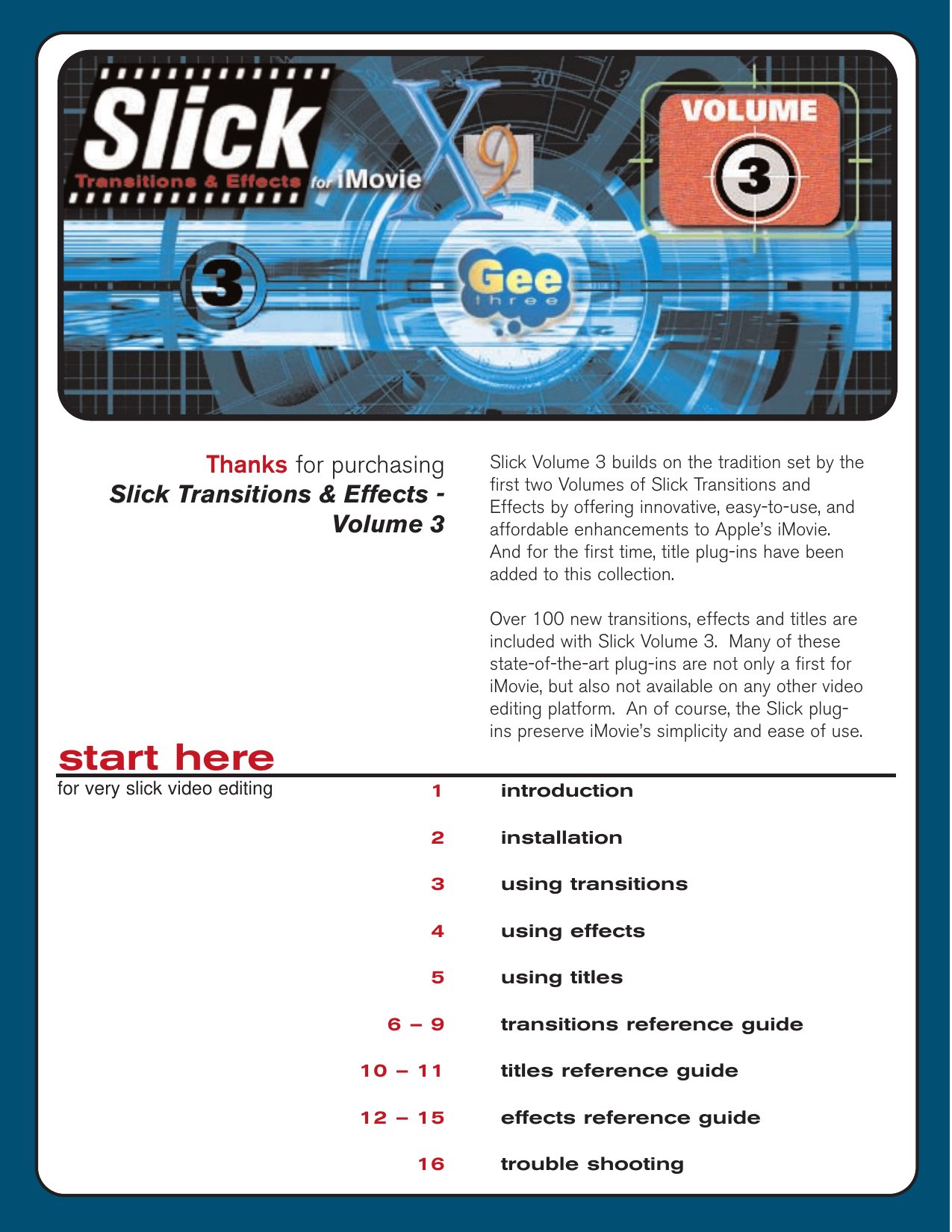 Slick Vol. 3 Manual