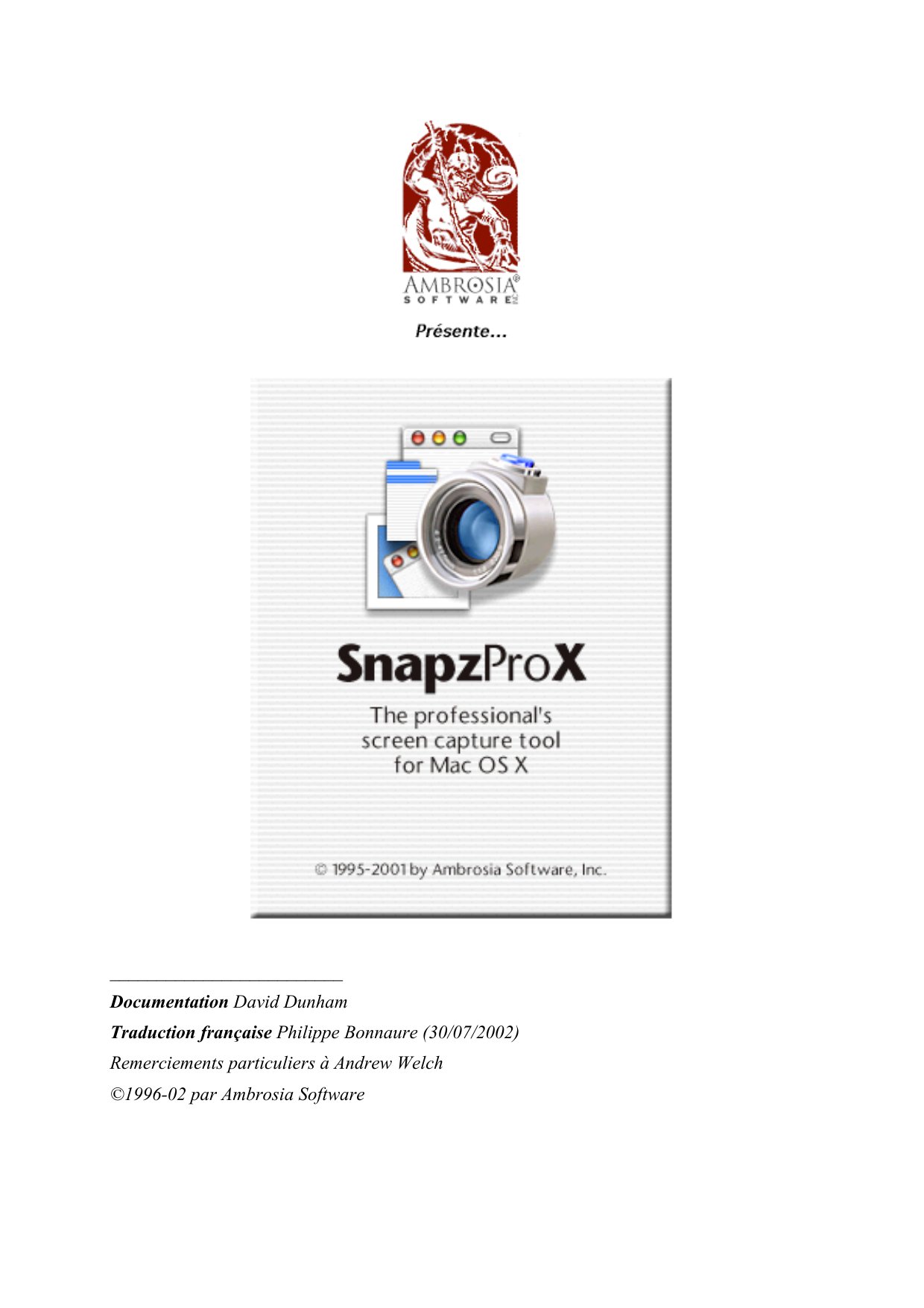 Snapz Pro X Docs Francais