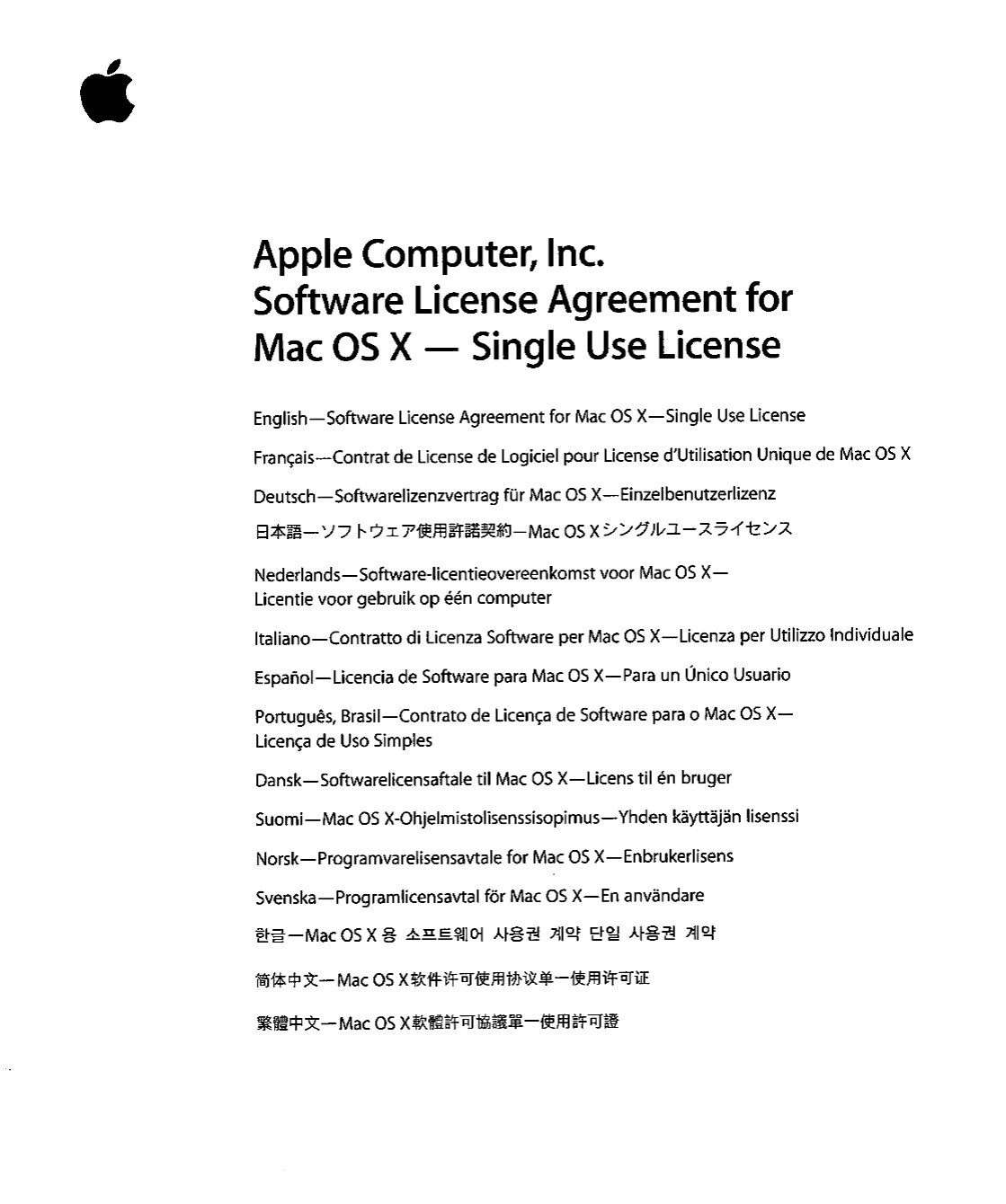 Software License Agreement 2Z034 3035 A ebook