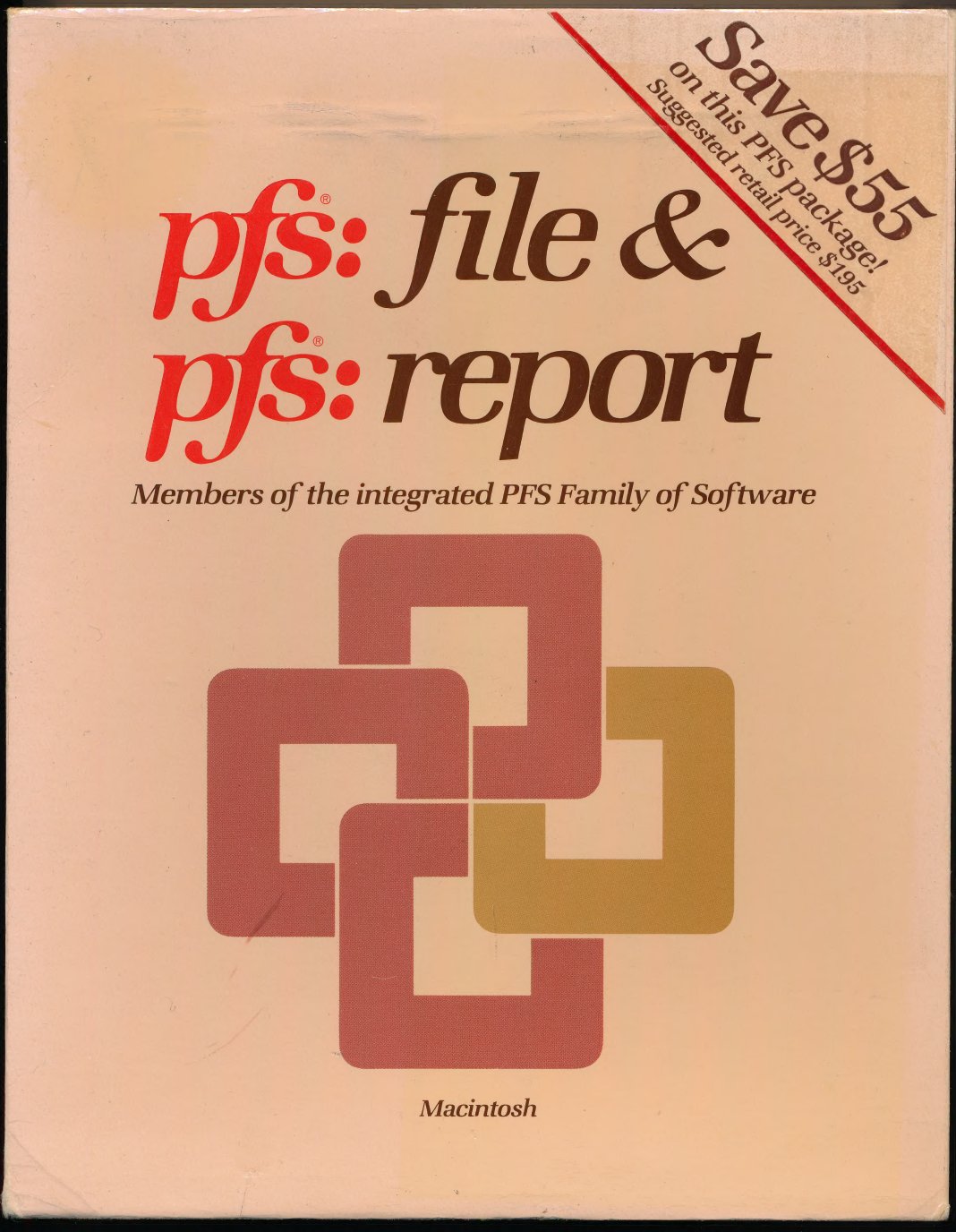 Software Publishing Corporation PFS File and PFS Report for Macintosh manual