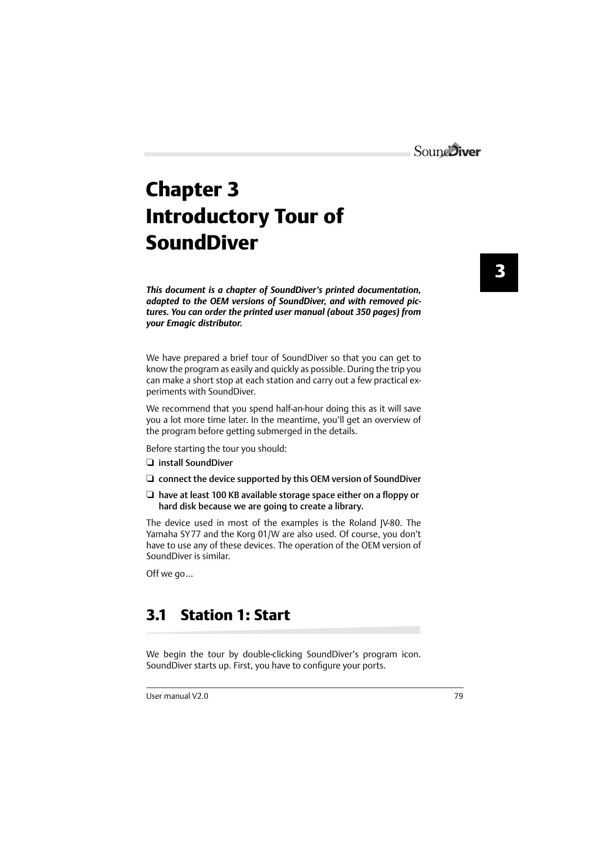 SoundDiver OEM Mac e