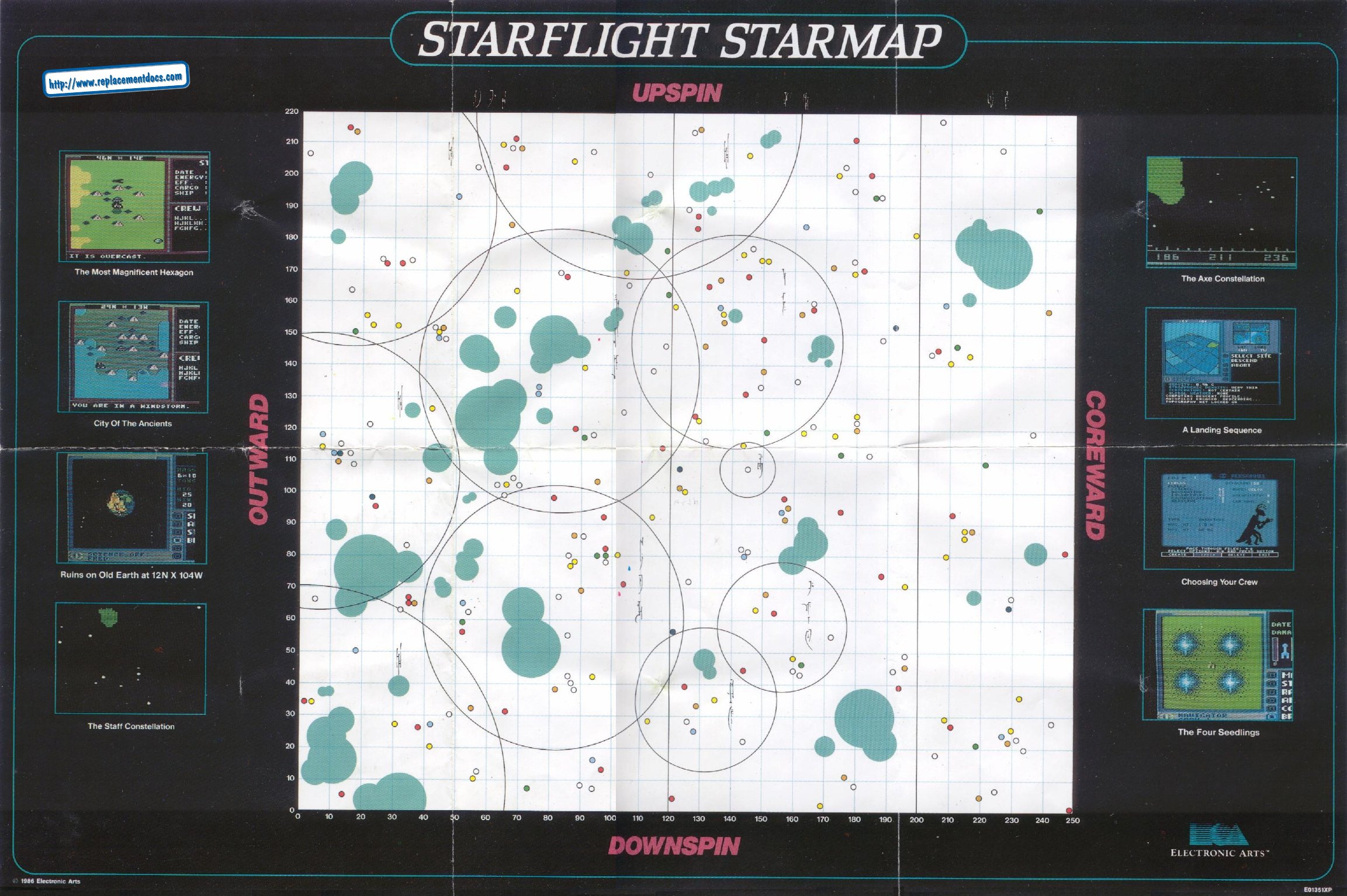Starflight mapPC