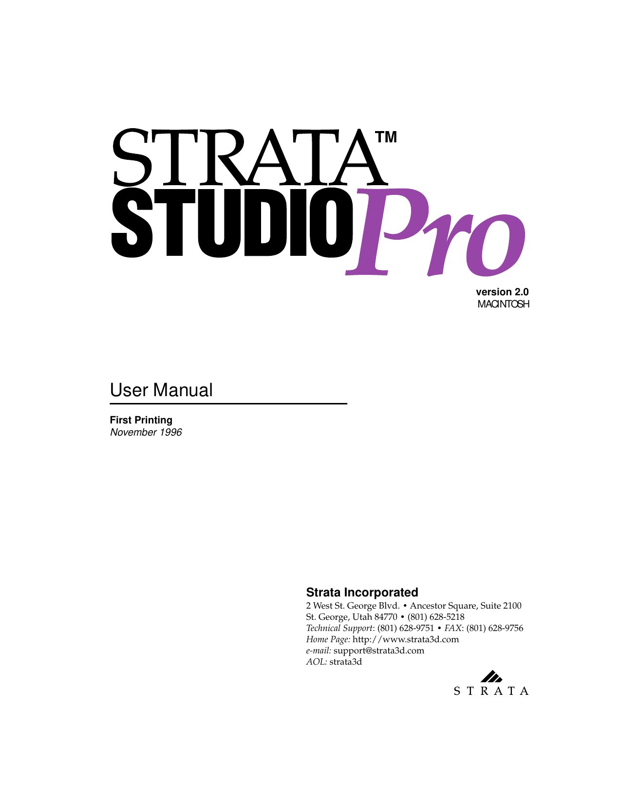 StudioPro User Manual