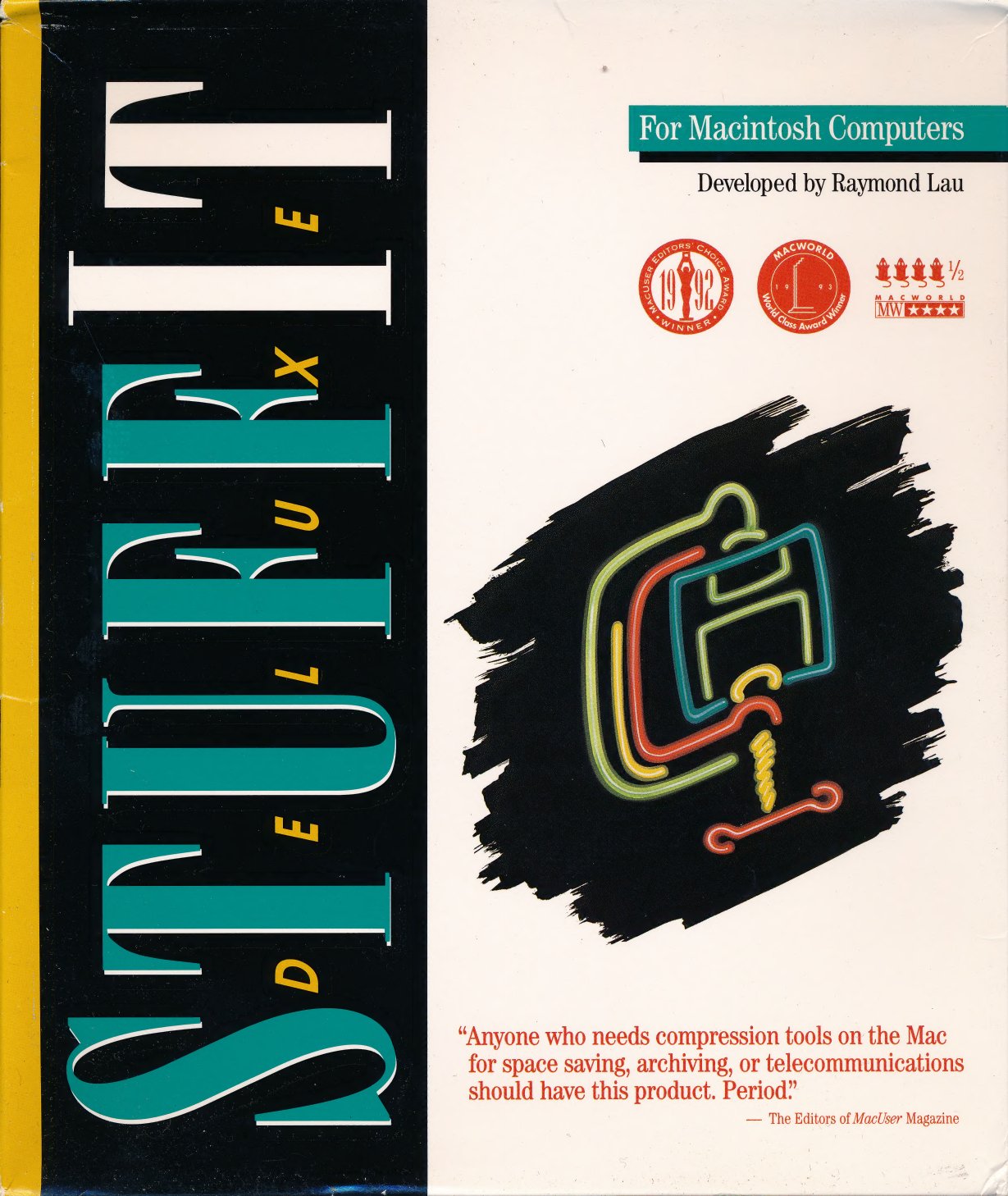 StuffIt Deluxe 1994 Mac manual