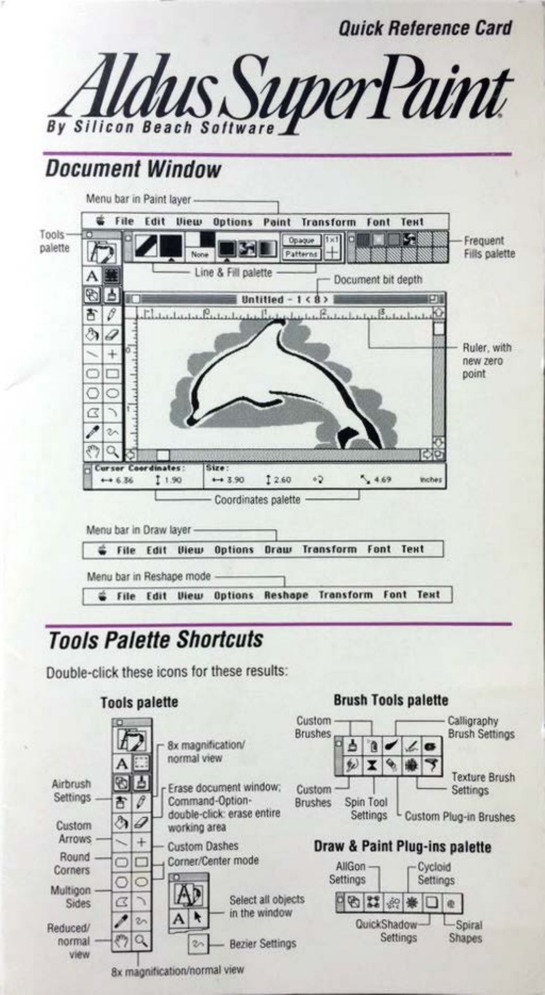 SuperPaint 35 Quick Ref Card OCR