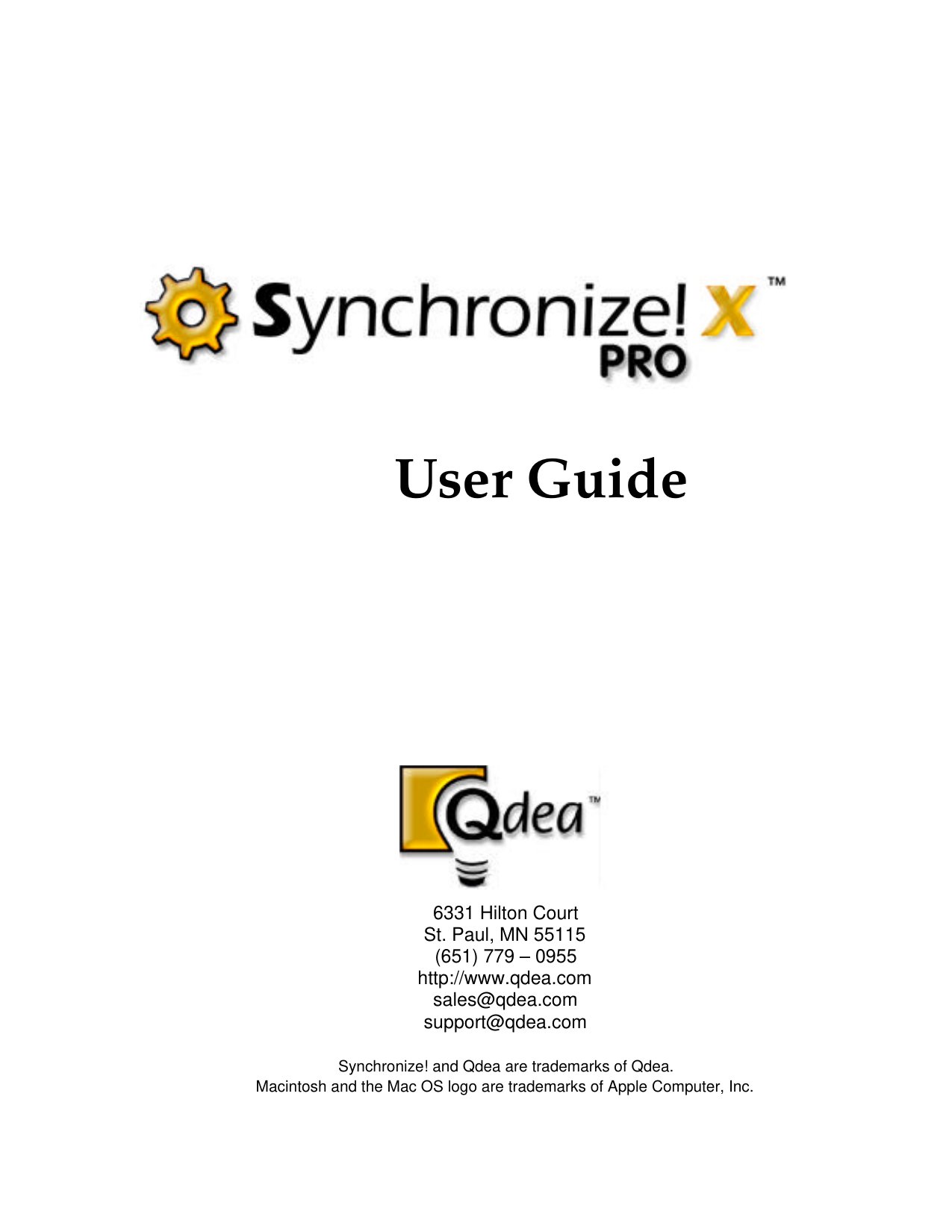 SyncProX User Guide 7th ed