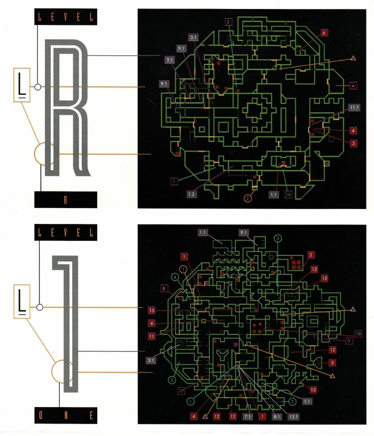 System Shock Maps