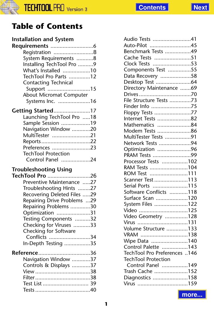 TechTool Pro 3 Manual