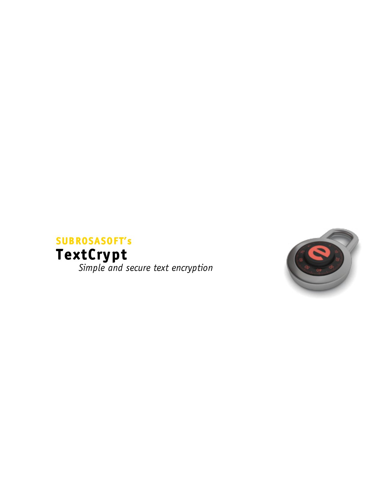 TextCrypt 2 Manual