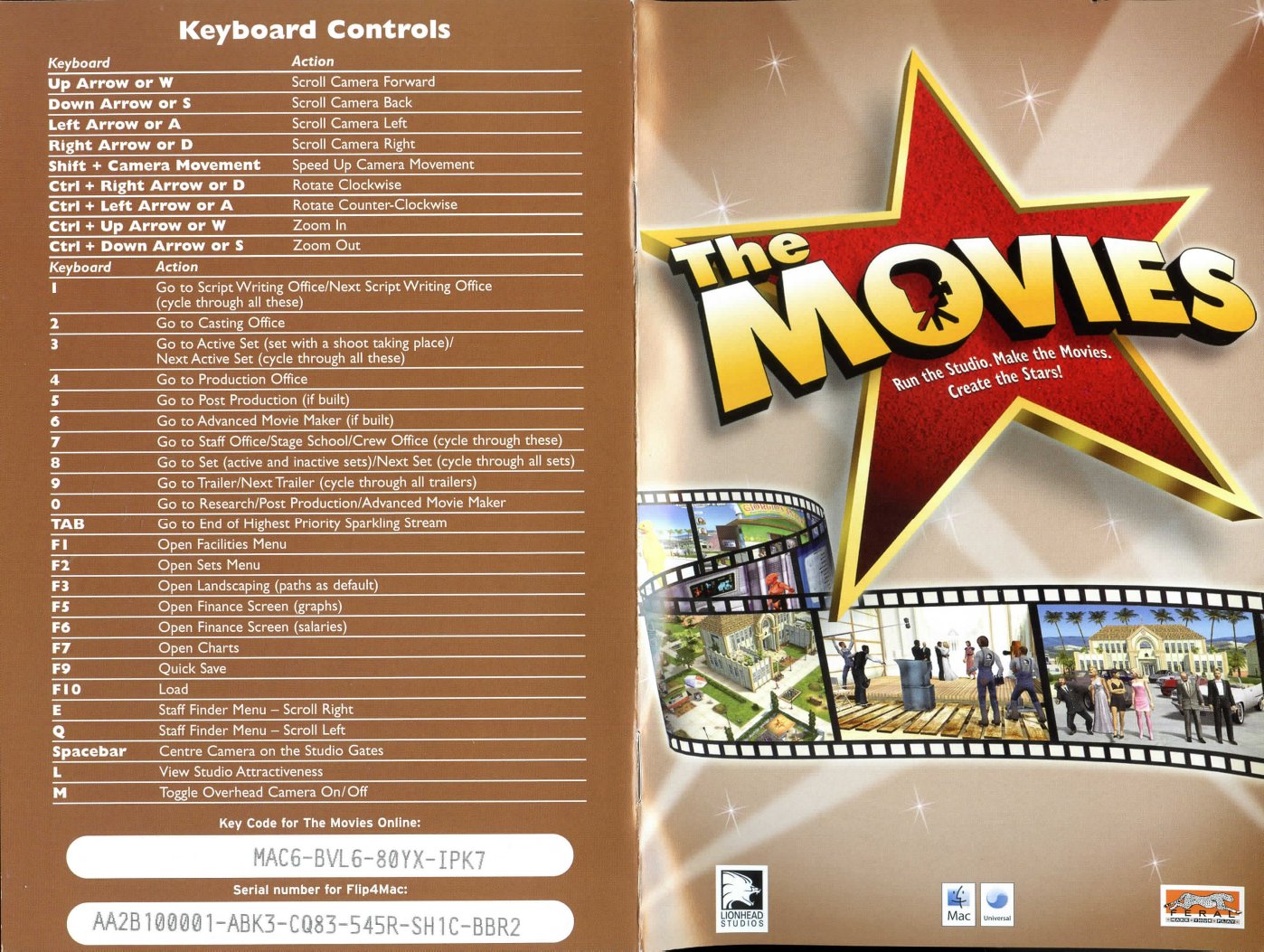 The Movies manual