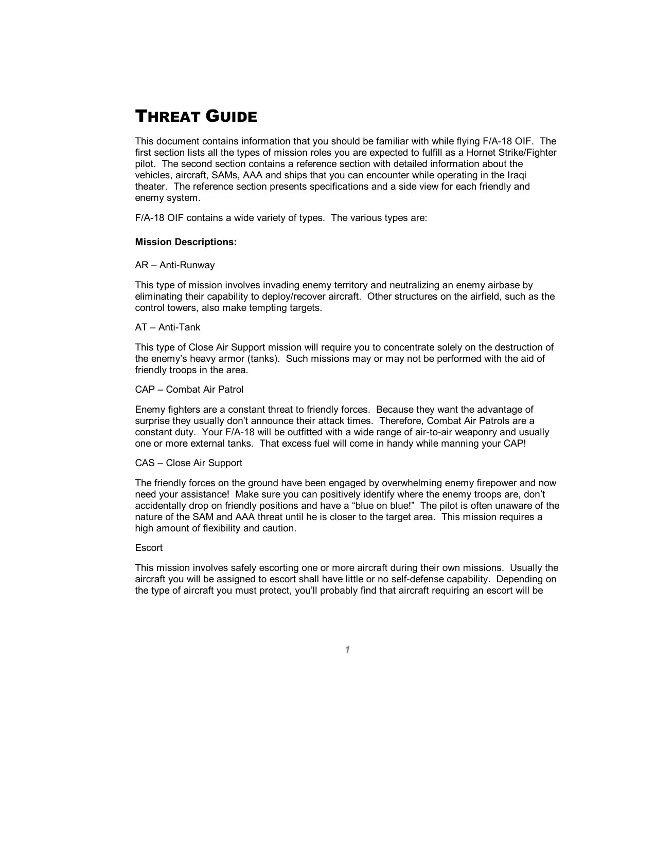 Threat Guide