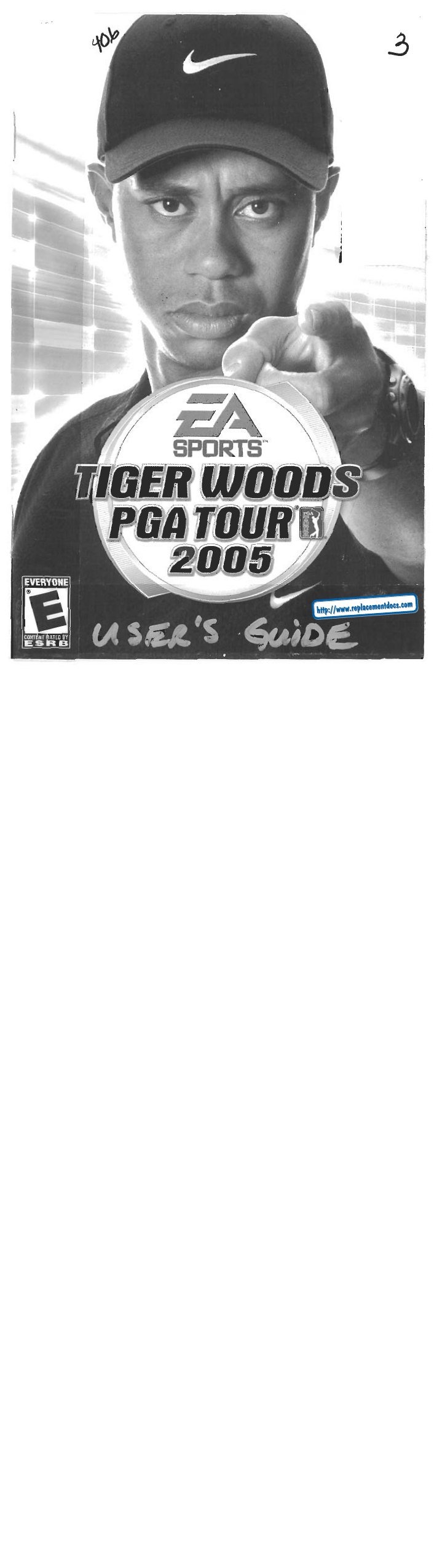 Tiger Woods PGA Tour 2005 Manual PC