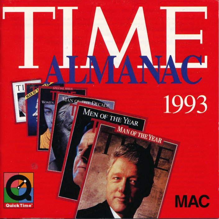 TIME Magazine Almanac 1993 manual