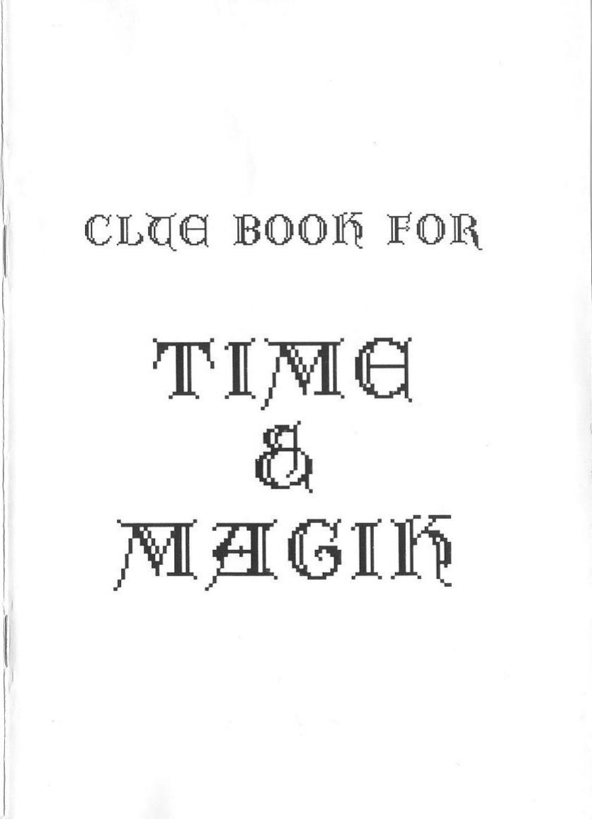 TimeMagik clueBook