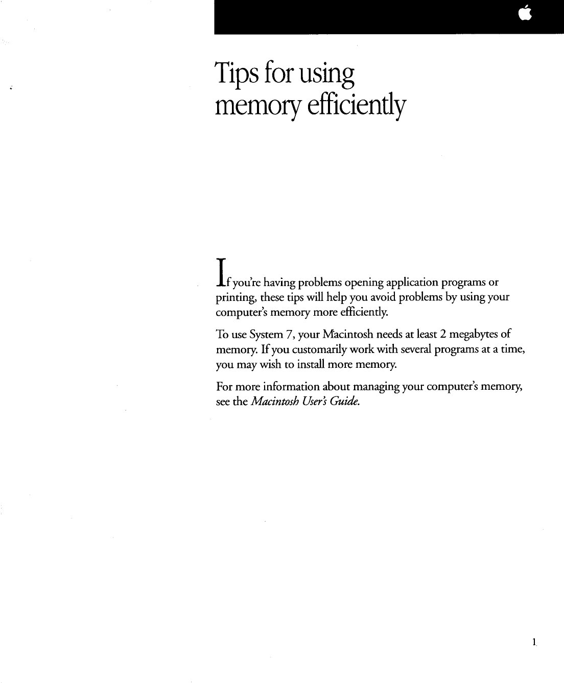 Tips for using memory efficiently 1991 Z030 0661 A.pdf ebook