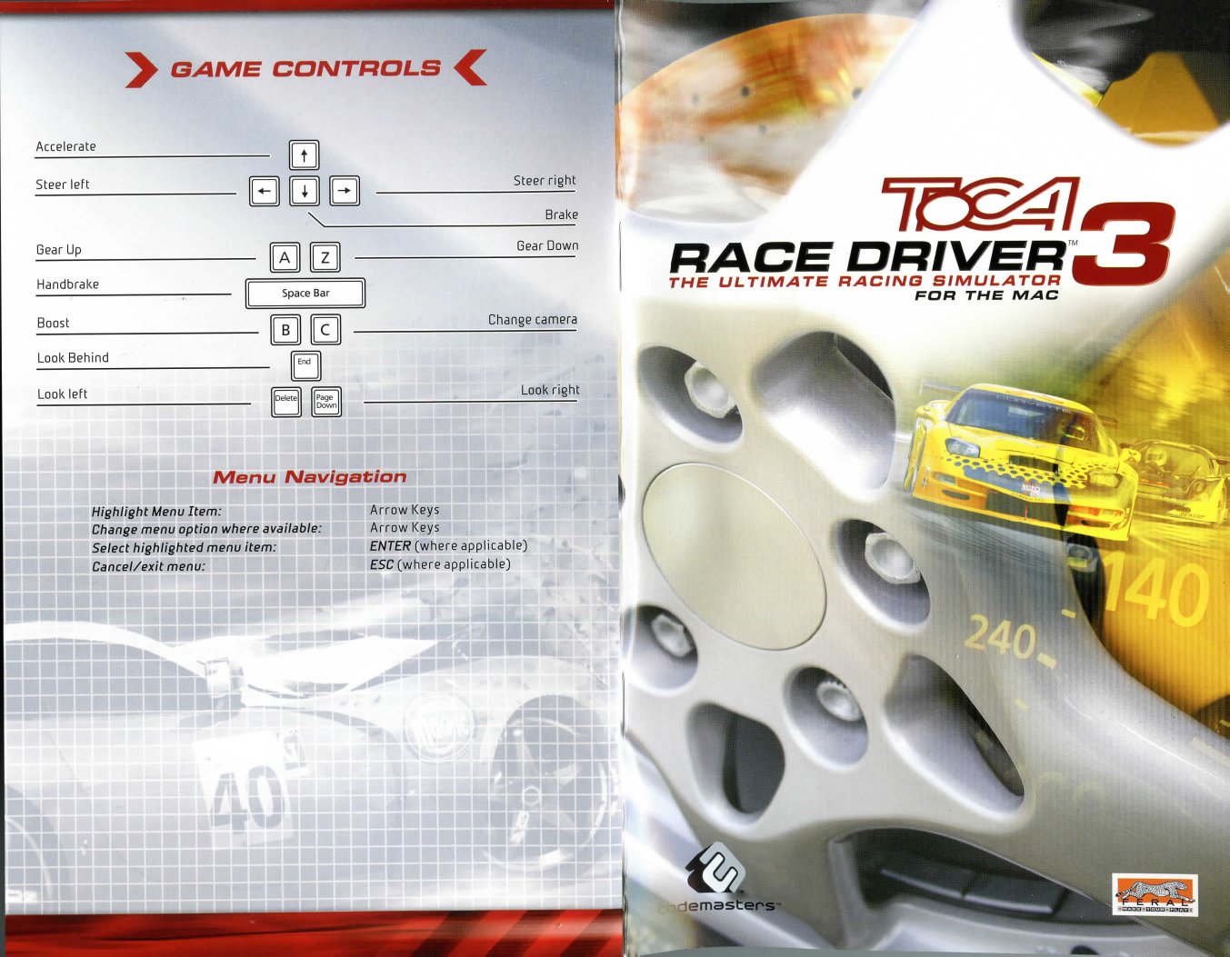 ToCA Race Driver 3 manual