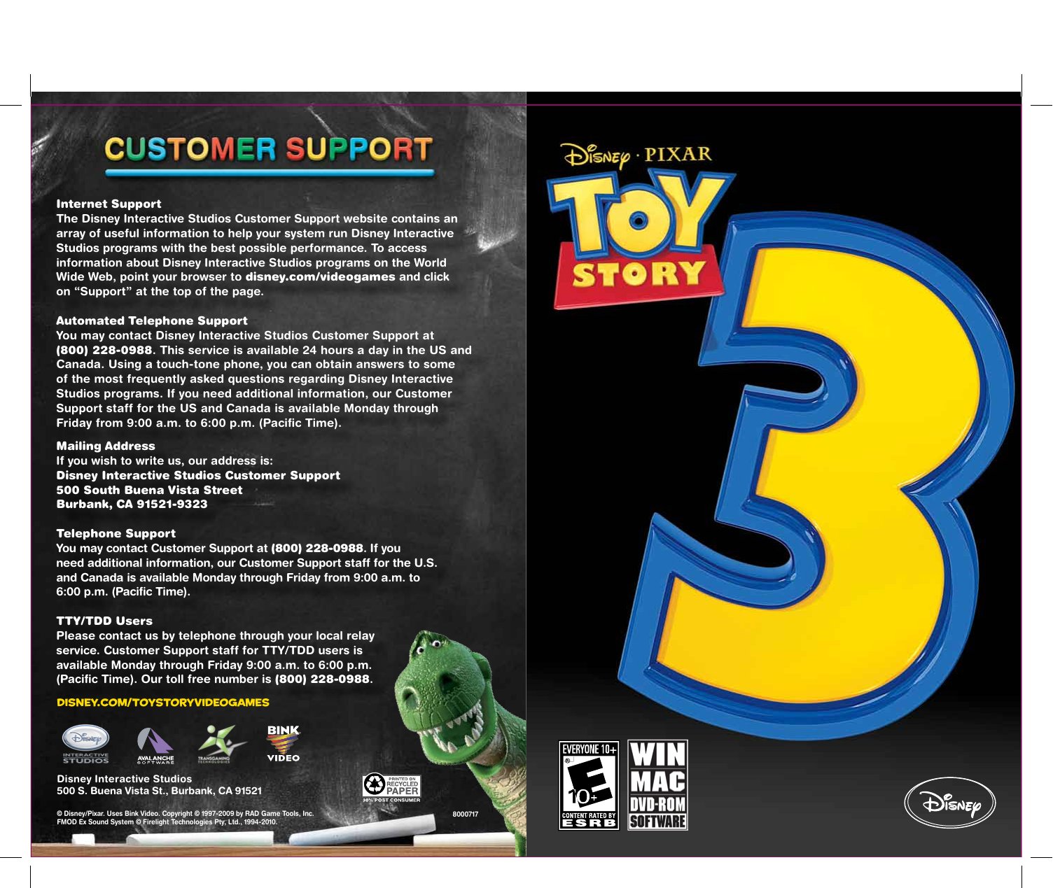 Toy Story 3 Manual