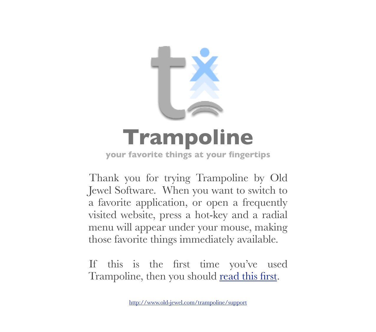 Trampoline Help