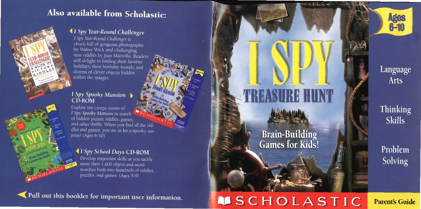 Treasure Hunt booklet