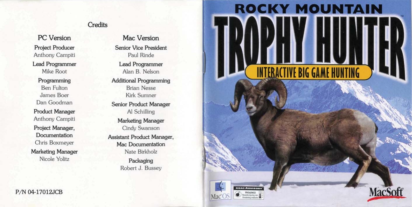 Trophy Hunter manual
