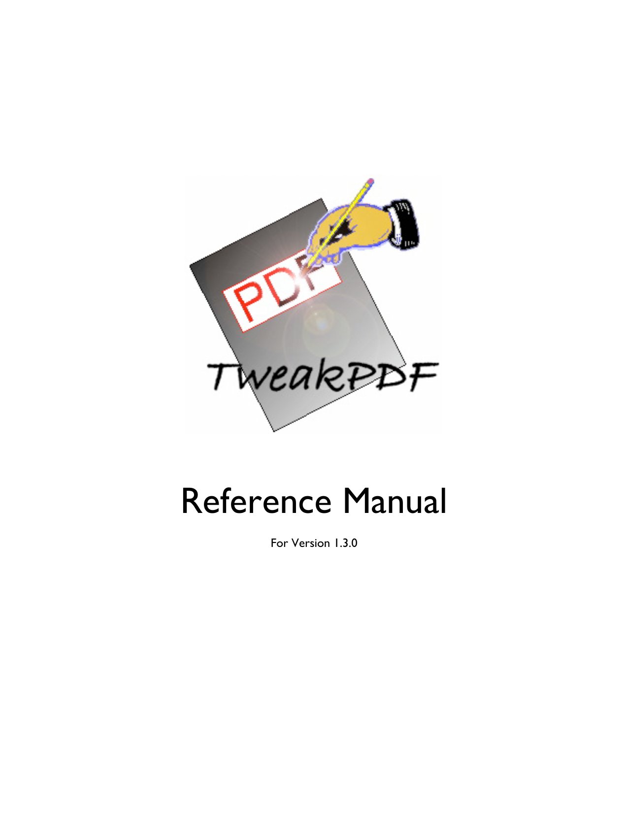 TweakPDF Reference