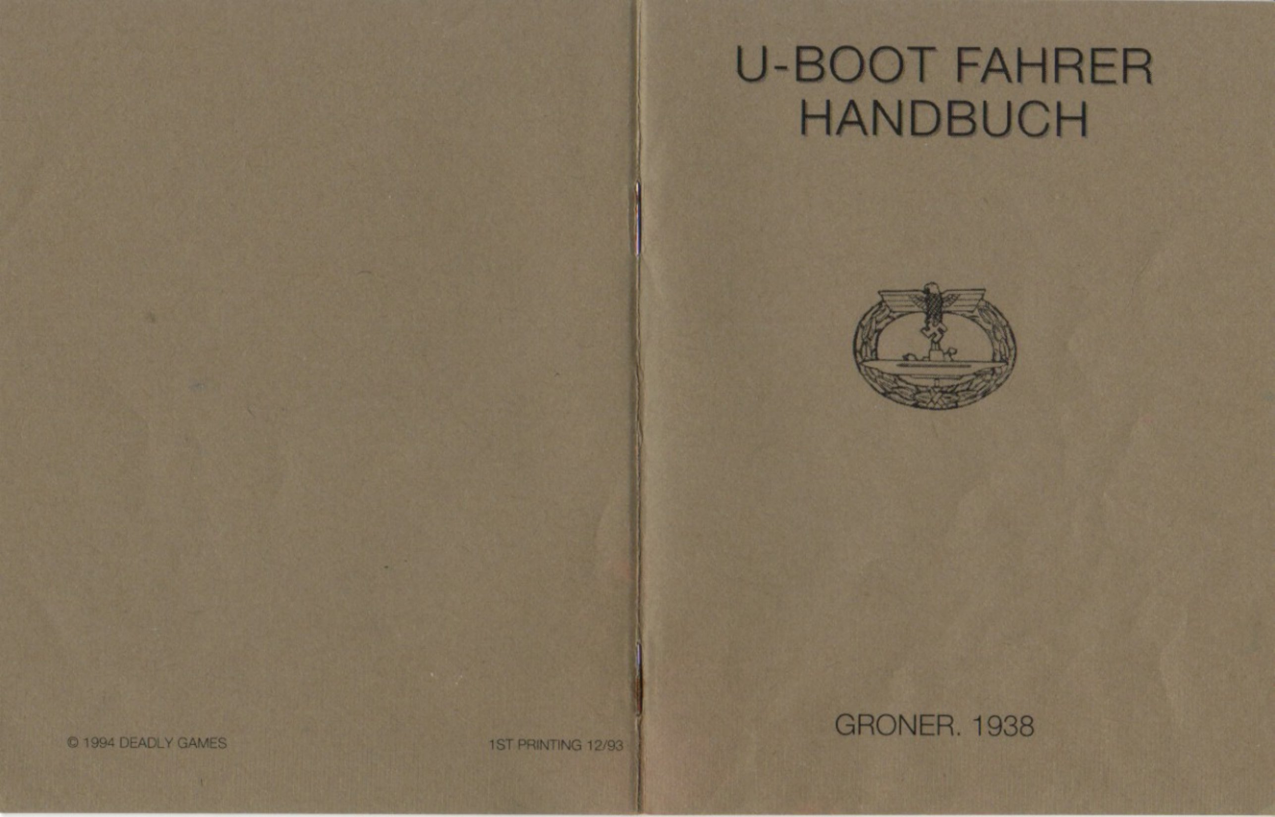 U Boat Handbook