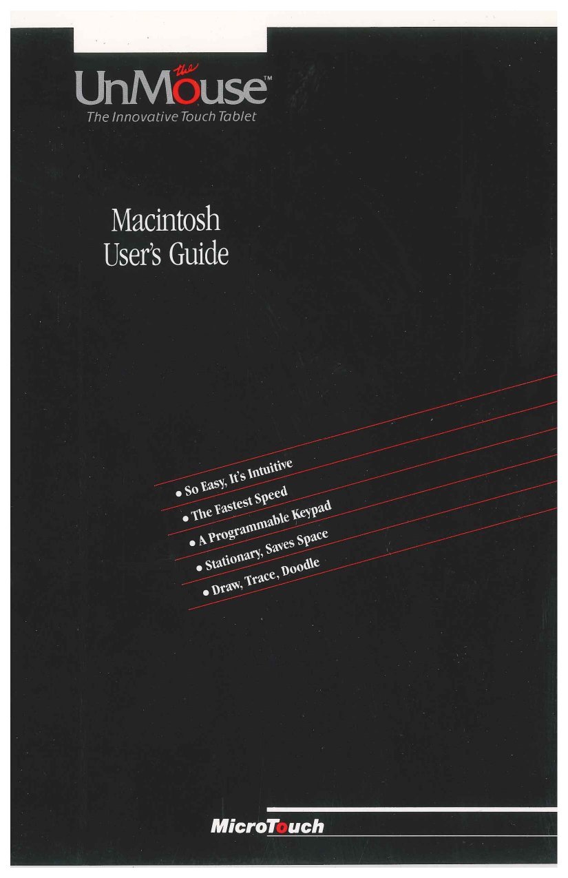 UnMouse Manual