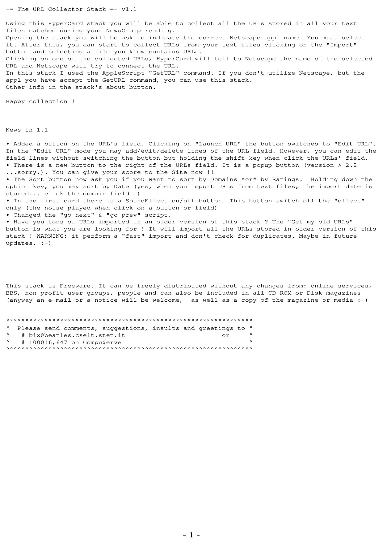 URL Collector