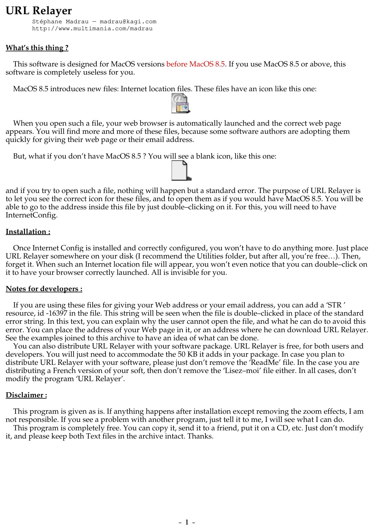 URL Relayer